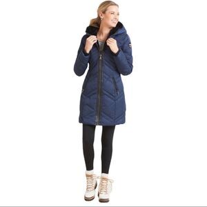 NWT‼️Pajar Lumi Navy Duvet Down Coat